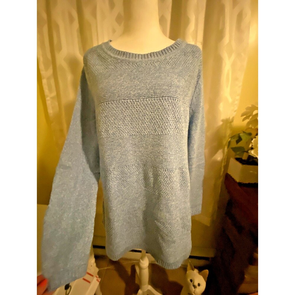Talbots Blue Knit Sweater Size XL